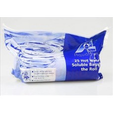 Bag laundry polyvinyl alcohol fully hot water soluble Red 711 x 990mm (28 x 39 inch) 20 micron with soluble tie Aquafilm