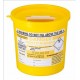 Sharps container disposal rigid type to BS7320/UN approved polypropylene 2.5 litre yellow lid