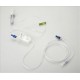 Administration Set for Plum A plus Infusion Pump Primary Plum set with 15 u filter clave port on cassette and clave Y site 272cm length 19ml priming volume