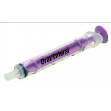 Syringe dispensers for oral drug use sterile 3ml ExactaMed purple plunger reusable