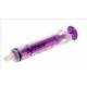 Syringe dispensers for oral drug use sterile 5ml ExactaMed purple plunger reusable