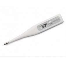 Thermometer electronic device Rigid tip pen style thermometer with a fast 10 second rectal measurement. Water resistant. Beeper guided operation. Records last reading. Automatically switch off to save battery life. Reading display in celsius or fahrenheit