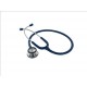 Adult with tunable diaphragm dual head latex free 3 year warranty - navy blue Stethoscope