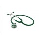 Adult with tunable diaphragm dual head latex free 3 year warranty - hunter green Stethoscope